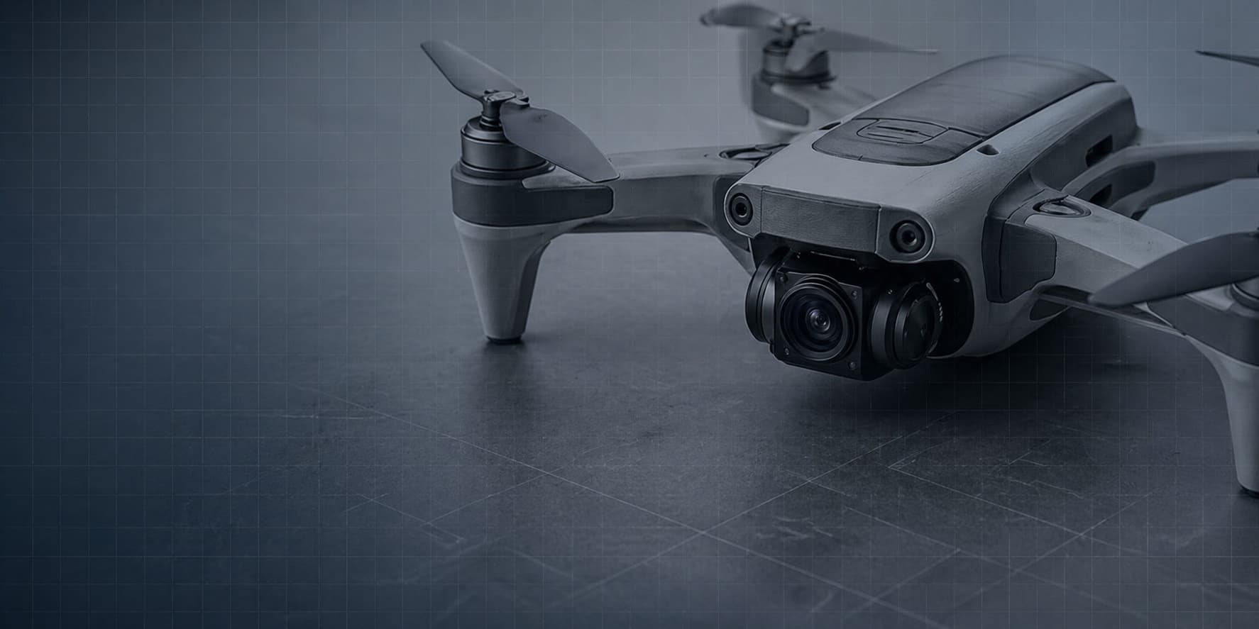 Quadcopter drone with 3D printed carbon-fiber components — UAV hardware built by TAKT 3D